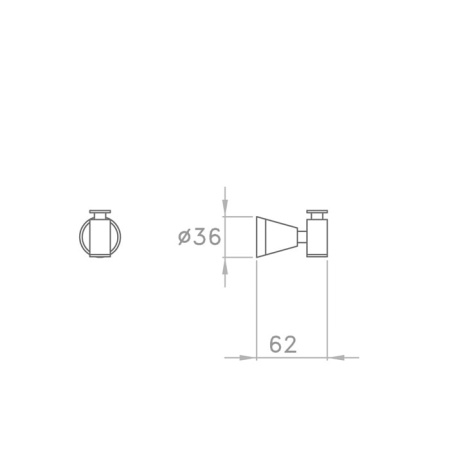Крючок Stella 130 CT 10020 CR00