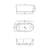 Акриловая ванна Vincea 170x80 VBT-426-1700, белая
