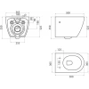Унитаз подвесной BelBagno Sfera-R BB513CH безободковый, белый