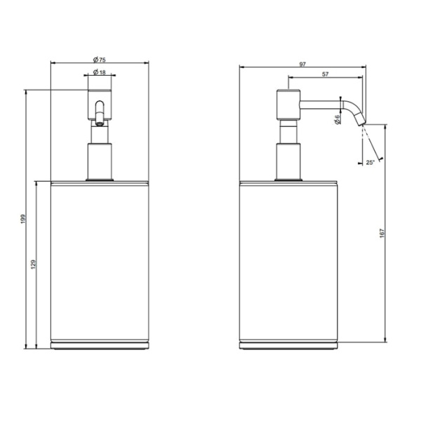 Дозатор для мыла Gessi Tondo 66438#030 медь