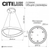 Подвесной светильник Citilux GENKA SMART CL756A042