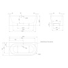 Ванна акриловая Knief Wall 160 0100-255-R