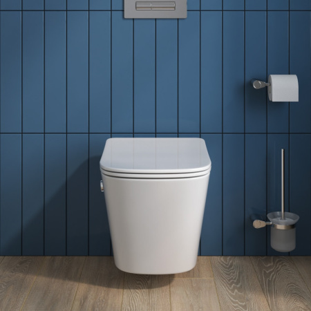 Унитаз подвесной BelBagno Due BB3103CHR-BS/SC