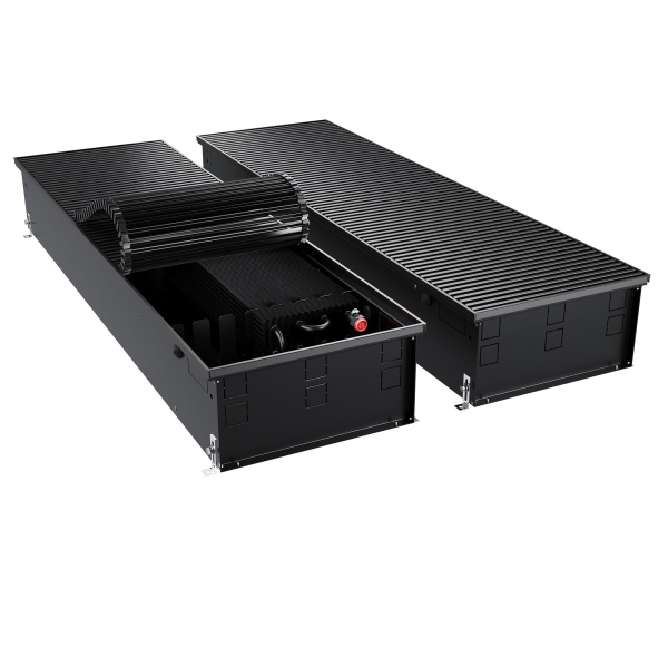 Конвектор внутрипольный Royal Thermo ATRIUM TURBO-190/400/900-DG-U-BL