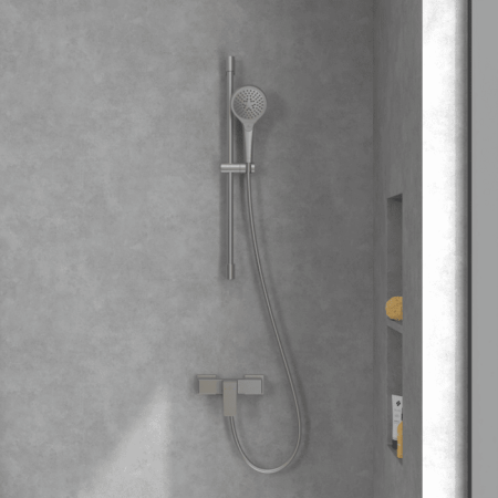 Смеситель для душа Villeroy&Boch Architectura Square TVS12500100064 никель