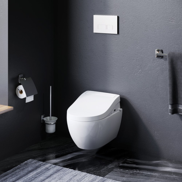 Унитаз подвесной AM.PM AWE C111739SC с крышкой биде