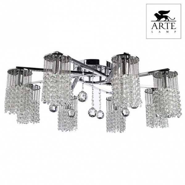 Потолочная люстра Arte Lamp Cascata A3028PL-8CC