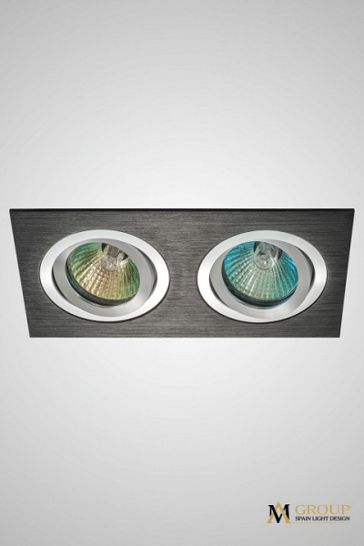 Встраиваемый светильник AM-Group AM12 AM125 BK-CH