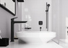 Смеситель для раковины hansgrohe Logis 71258670 черный матовый