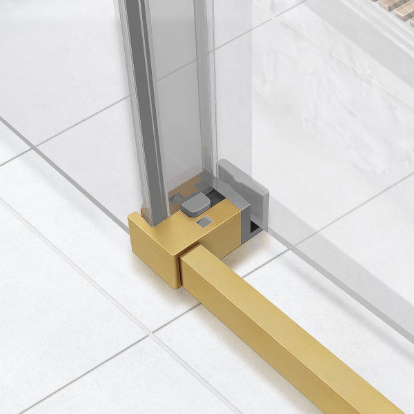 Душевой уголок Vincea Slim Soft 120x90 VSR-1SS9012CLG брашированное золото