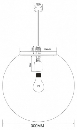 Подвесной светильник Maytoni Erda O594PL-01W