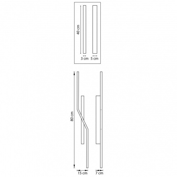 Накладной светильник Lightstar Palla 739627