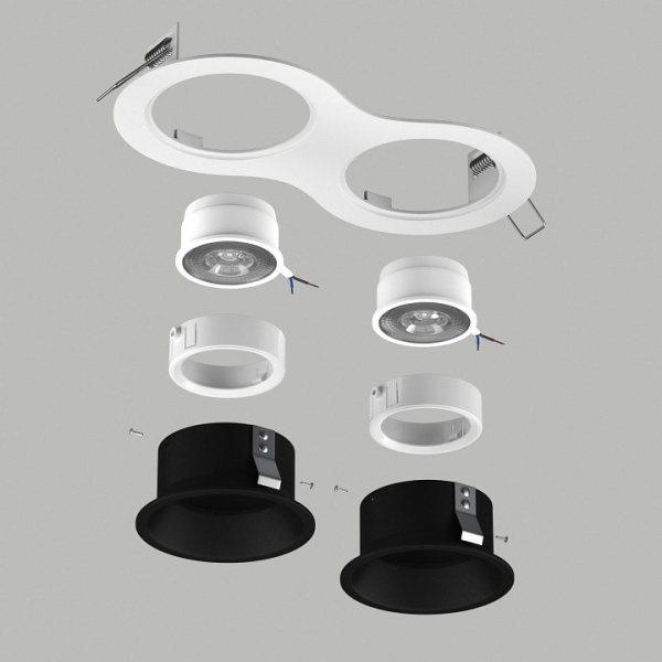 Встраиваемый светильник Lightstar Domino D6260707WMOD