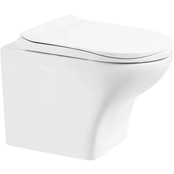 Унитаз подвесной BelBagno Kraft BB064CHR безободковый, белый