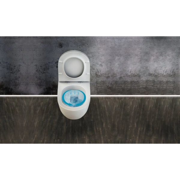 Унитаз подвесной унитаз Boheme Bianca 963-WM безободковый, белый матовый