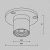 Крепление для трека Maytoni CA023BI-B