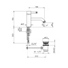 Смеситель для раковины Nicolazzi Olympus 3722CR