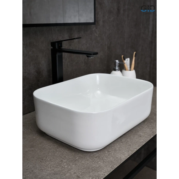 Раковина-чаша GID N1335 40x30 см, накладная, белый