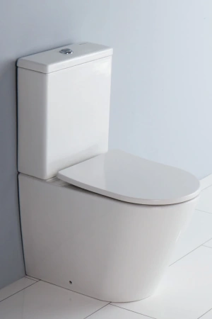 Чаша напольного безободкового унитаза BelBagno Flay-R BB007CPR