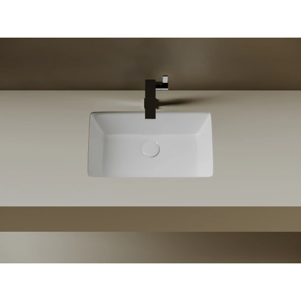 Раковина Ceramicanova Era CN15004 52,5x34,5 см, встраиваемая снизу, белый