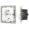 Розетка с заземлением, без рамки Arlight SCT 043739