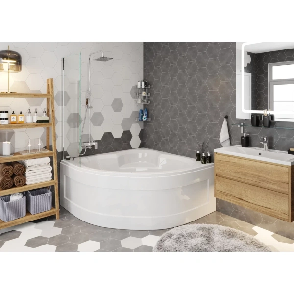 Акриловая ванна 146x146 см Vagnerplast Catalina VPBA146CTL3X-04