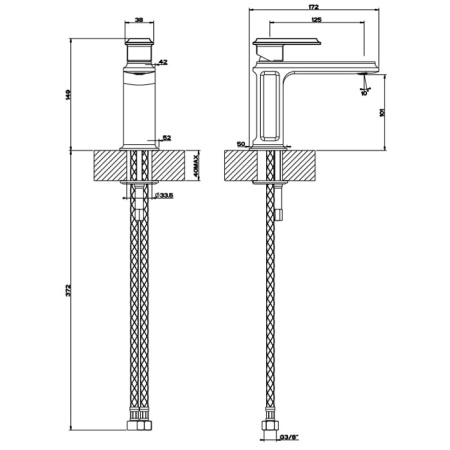 Смеситель для раковины Gessi Eleganza 46002#149