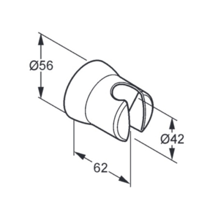 Держатель для душа Kludi Sirena 6305043-00