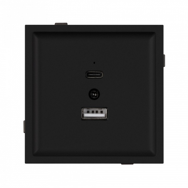 Розетка 2хUSB type A и C без рамки Arlight SCT-TENDO 054536