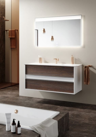 Тумба под раковину Clarberg Evolution EV0110CD Крафт тёмный
