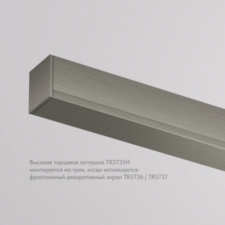 Заглушка для трека Denkirs SHINE BASE TR5735H-DN