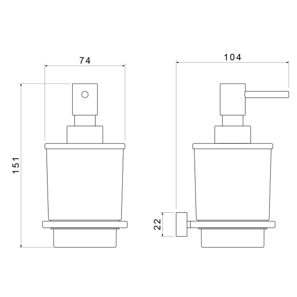 Дозатор Timo Torne 43139/03 черный