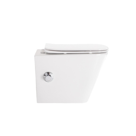 Унитаз подвесной BelBagno Due BB3103CHR-BS/SC