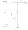 Душевая стойка Abber Thermostat AF8516B