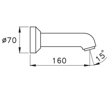 Излив для душа Stella Box BX 09000 CR00