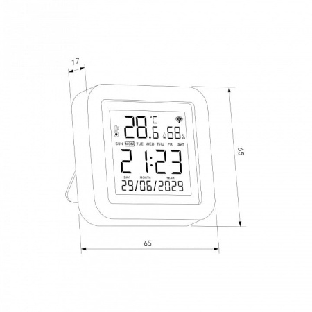 Датчик температуры и влажности Elektrostandard  76270/01