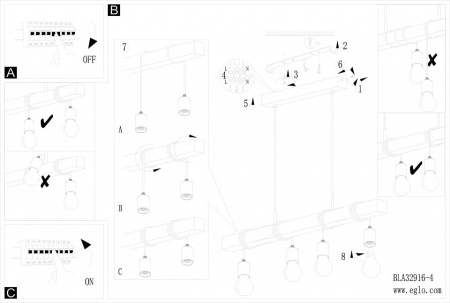 Подвесной светильник Eglo Townshend 32916