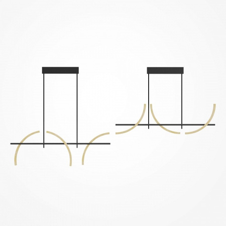 Светильник на штанге Maytoni Wabi MOD428PL-L20BK