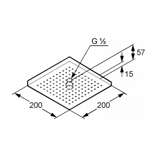 Верхний душ Kludi A-Qa 6653005-00