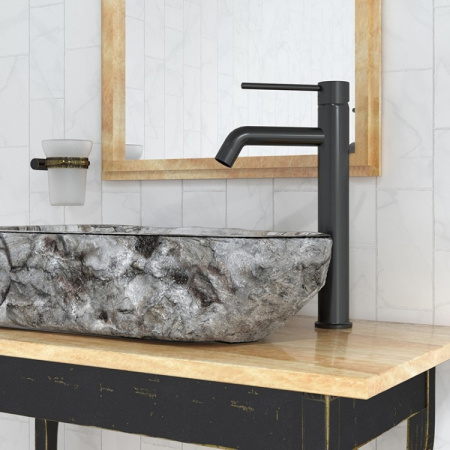 Смеситель для раковины Paini Cox 78PZ205OLL черный матовый