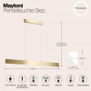 Подвесной светильник Maytoni Technical Шаг P010PL-L30G4K