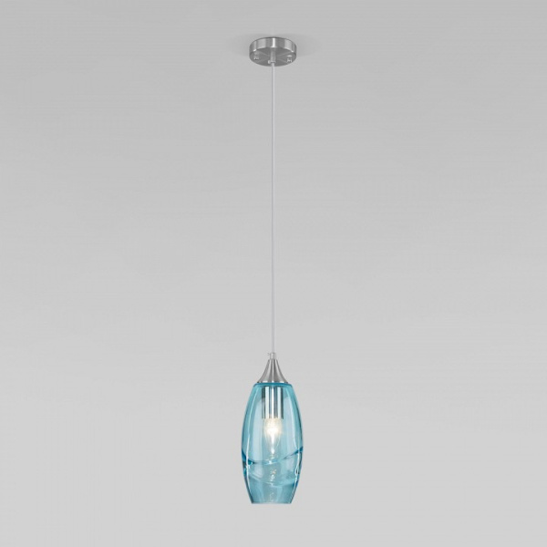 Подвесной светильник Eurosvet Lotus 50222/1 голубой