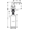 Дозатор жидкого мыла Hansgrohe 40448000