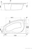Акриловая ванна Santek Mallorca 150x90 1WH111984 L