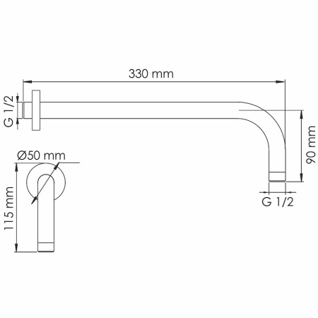 Душевой комплект WasserKRAFT Asphe A7751.338.329 розовое золото