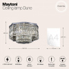 Потолочная люстра Maytoni Дюна DIA005CL-06CH