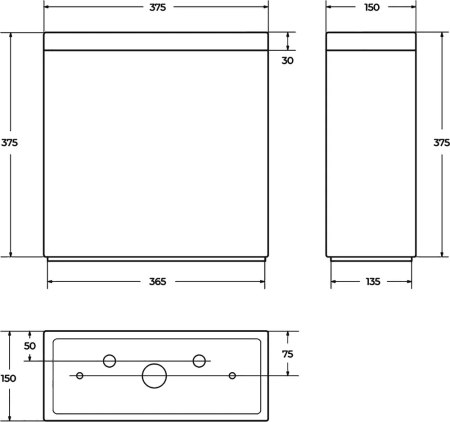 Бачок для унитаза BelBagno Energia BB8134T, белый