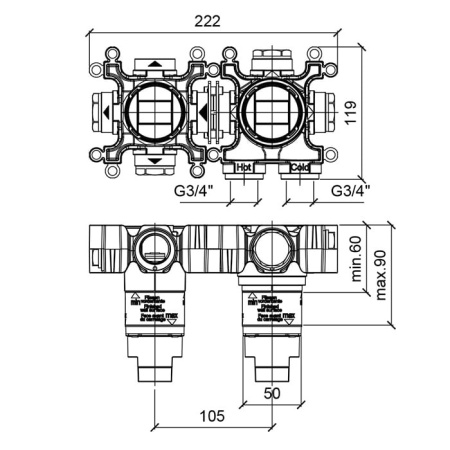 Смеситель Almar Modular E186901 черный