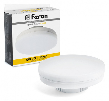 Лампа светодиодная Feron LB-472 GX70 15Вт 2700K 48303