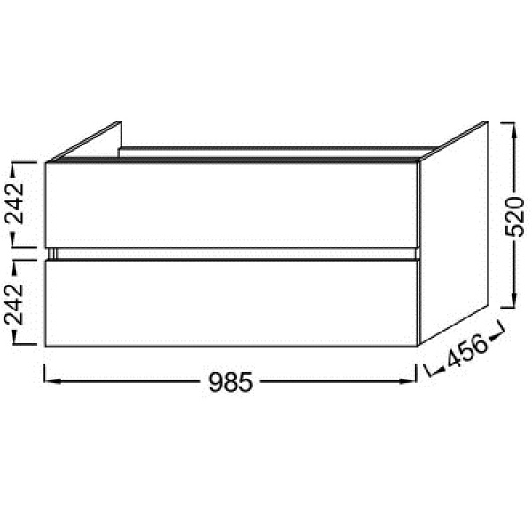Тумба под раковину Jacob Delafon Tolbiac EB2383-J5
